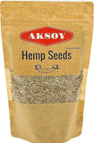 Aksoy Hemp Seeds A Great Choice For Natural Flavor And Nutrients! Perfect For Smoothies, Salads, Yogurt, Soups, Baked Goods, Snacks, And More