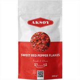 Aksoy Turkish Sweet Pepper Flakes Mild, Sweet & Flavorful, Perfect for Cooking, Seasoning, Garnishing & Enhancing Dishes