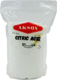 Aksoy Citric Acid Food Grade Non-GMO, Anhydrous, Make Your Own BathBomb, No Additives, Sour Drinks, Household Cleaning with Citric Acid Powder - Aksoy UK
