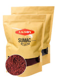 Aksoy Premium Ground Sumac Perfect for Seasoning, Salads, Meat Dishes & Dressings Non-GMO, Tangy & Aromatic, Ideal for Mediterranean & Middle Eastern Cuisine