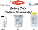Baking Soda (Sodium Bicarbonate) JAR - Aksoy UK