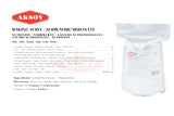 SODIUM BICARBONATE - Aksoy UK