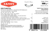 Aksoy Pure Erythritol 100% Natural, Zero Calorie Sweetener, Perfect for Baking & Beverages, Keto-Friendly, Non-GMO, Vegan, No Artificial Additives