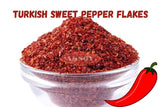 Aksoy Turkish Sweet Pepper Flakes Mild, Sweet & Flavorful, Perfect for Cooking, Seasoning, Garnishing & Enhancing Dishes