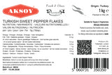 Aksoy Turkish Sweet Pepper Flakes Mild, Sweet & Flavorful, Perfect for Cooking, Seasoning, Garnishing & Enhancing Dishes