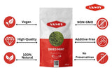 Aksoy Dried Mint - Spearmint  Premium Dried Mint Leaves for Refreshing Mint Tea and Iced Tea, Loose Leaf Peppermint Tea - Aksoy UK