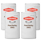 Aksoy Pearl Barley Perfect for Soups, Salads, Pilafs & Stews, Non-GMO, High in Fiber & Protein, Ideal for Plant-Based & Mediterranean Dishes
