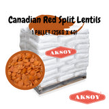 Aksoy Canadian Red Split Lentils - Aksoy UK