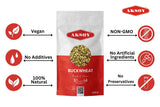 Aksoy Buckwheat (Raw & Whole) Hulled Buckwheat Groats – Raw, Vegan & Non-GMO | Great for Porridge, Salads, Granola Bars, Baking & More | Whole Grain Alternative to Rice - Aksoy UK