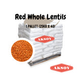 Aksoy Red Whole Lentils Perfect for Soups, Stews, Salads & Vegan Dishes, Non-GMO, High in Protein & Fiber, Great for Plant-Based Meals & Meal Prep, Versatile & Easy to Cook - Aksoy UK