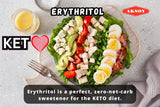 Aksoy Pure Erythritol 100% Natural, Zero Calorie Sweetener, Perfect for Baking & Beverages, Keto-Friendly, Non-GMO, Vegan, No Artificial Additives