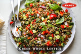 Aksoy Green Whole Lentils Whole Dried Green Lentils for Cooking Soups, Stews, Salads, and Dips, Great for Vegan and Vegetarian Recipes, No Additives or Preservatives