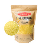 Aksoy Fine Bulgur (for Salads & Meatballs koftelik) – Ideal for Salads Like Tabbouleh, Meatballs (Kofta), Stuffed Dishes, and More – Smooth Texture Perfect for Blending with Spices and Herbs
