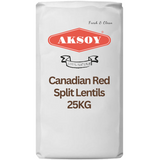 25kg Canadian Red Split Lentils - Bulk Buy