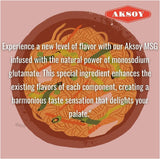 Aksoy Monosodium Glutamate Flavour Enhancer for Cooking, Seasoning, and Marinades for Asian Cuisine & Everyday Dishes