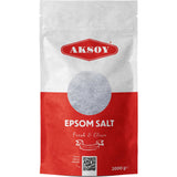 Aksoy Epsom Salt 1kg to 25kg Bag of Food Grade Magnesium Sulphate for Bathing, Household Use & Gardening – Pure Magnesium Sulphate FCC Certified (Packaging May Vary) - Aksoy UK