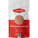 Aksoy Pink Himalayan Salt Fine Grain Premium Quality, GMO Free, Supreme Quality Chemical Free, Vegan, Fine Grain All-Natural Salt, Triple-Washed in Spring Water