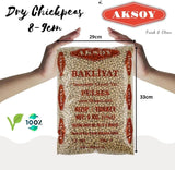Aksoy Dry Chickpeas 8-9mm Raw and Nutritious, Perfect for Soups, Hummus, Rice and Salads, High in Protein and Fiber