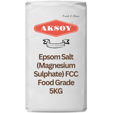 Aksoy Epsom Salt 1kg to 25kg Bag of Food Grade Magnesium Sulphate for Bathing, Household Use & Gardening – Pure Magnesium Sulphate FCC Certified (Packaging May Vary) - Aksoy UK