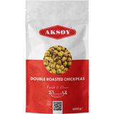 Aksoy Double Roasted Chickpeas Snack, Leblebi, Natural, Light, and Satisfying Snack, Perfect Choice for Diet-Friendly Snacking Alternatives - Aksoy UK