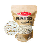 Aksoy Roasted Salted White Pumpkin Seeds Crunchy Snack, Rich in Flavor, Ideal for Sharing, Freshly Packed, Premium Taste Pumpkin Seeds
