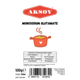 Aksoy Monosodium Glutamate Flavour Enhancer for Cooking, Seasoning, and Marinades for Asian Cuisine & Everyday Dishes