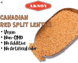 Aksoy Canadian Red Split Lentils - Aksoy UK
