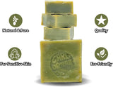 Pure Olive Oil Soap 100% Natural Turkish Bar, Handmade, Cruelty-Free, Vegan, Moisturizing, Suitable for Skin and Hair, Gentle on Sensitive Skin, Eco-Friendly