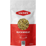 Aksoy Buckwheat (Raw & Whole) Hulled Buckwheat Groats – Raw, Vegan & Non-GMO | Great for Porridge, Salads, Granola Bars, Baking & More | Whole Grain Alternative to Rice - Aksoy UK