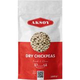 Aksoy Dry Chickpeas 8-9mm Raw and Nutritious, Perfect for Soups, Hummus, Rice and Salads, High in Protein and Fiber - Aksoy UK