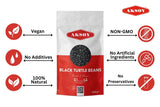 Aksoy Black Turtle Beans Premium Quality, Natural Black Beans | High in Protein and Fiber | Vegan Friendly | Ideal for Soups, Stews, Salads, Rice Dishes & More