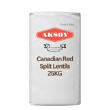 25kg Canadian Red Split Lentils - Bulk Buy