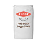 Fine Brown Bulgur Traditional Taste, Naturally Whole Wheat Flavor For Your Kitchen. Perfect For Pilaf, Soups, Salads, Side Dishes And More - Aksoy UK