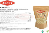 Jumbo Oats Premium Quality, 100% Wholegrain Rolled Oats, High in Fiber and Protein, Vegan Friendly, Ideal for Breakfast, Smoothies, Baking, and Meal Prep
