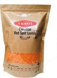 Aksoy Canadian Red Split Lentils  Natural, High in Fiber and Protein, Ideal for Soups, Main Dishes, and More, Easy to Cook and Perfect for Every Meal - Aksoy UK