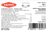 Premium Quality Cashews - Aksoy UK