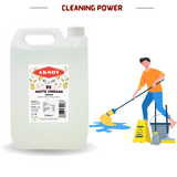 Aksoy Lemon White Vinegar 5% 5LT,Perfect for Cleaning, Tough Stains, Weed Killer, Descaling & Household Use