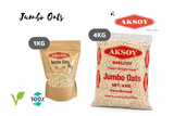 Jumbo Oats Premium Quality, 100% Wholegrain Rolled Oats, High in Fiber and Protein, Vegan Friendly, Ideal for Breakfast, Smoothies, Baking, and Meal Prep - Aksoy UK