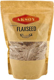 Aksoy Brown Whole Flaxseed Premium Quality, Batch Tested for Purity, 100% Raw, Non-GMO, Sproutable Superfood Perfect for Keto and Low-Carb Diets