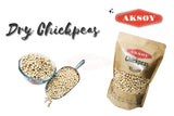 Aksoy Dried Chickpeas 10-12mm XL Natural, Nutritious and High in Protein, Perfect for Soups, Main Dishes, Hummus and Salads