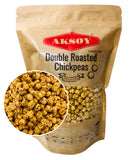Aksoy Double Roasted Chickpeas Snack, Leblebi, Natural, Light, and Satisfying Snack, Perfect Choice for Diet-Friendly Snacking Alternatives - Aksoy UK