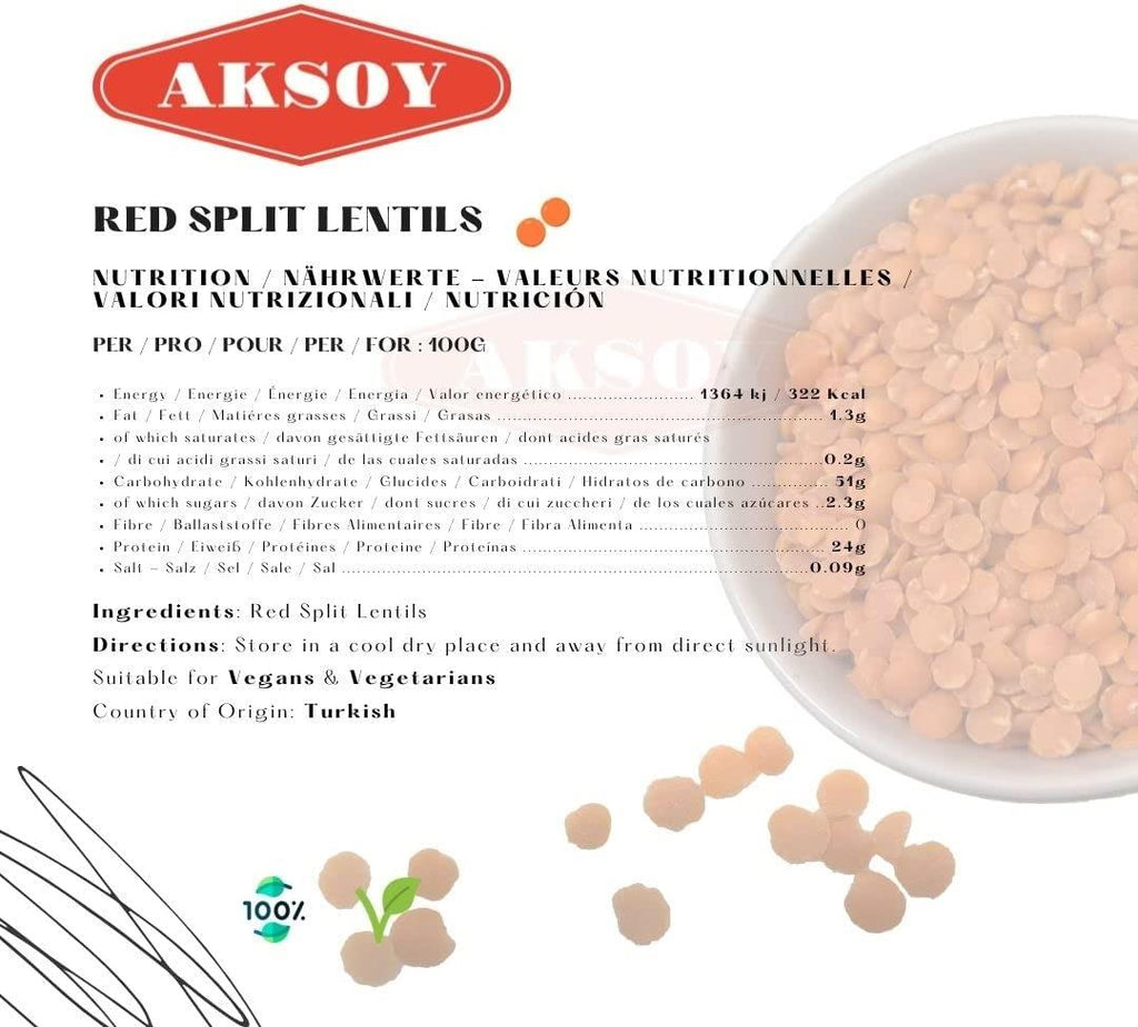 Red Split Lentils – Aksoy