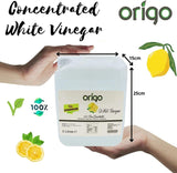 Pure White Vinegar %25 Concentrate 5LT 💪 5x Stronger than White Vinegar || cleaning vinegar strong || Natural Weedkiller - Aksoy UK